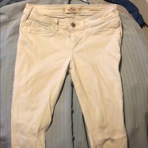 White Hollister skinny jean
